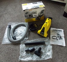 Karcher K25e Power Brush With Vacuum Handheld Cleaner + Accessories ~ Boxed