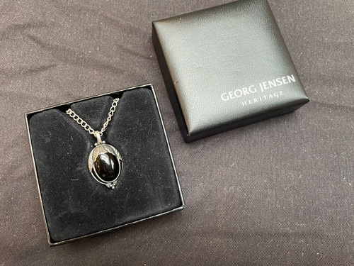 Georg jensen silver and agate - jensen,