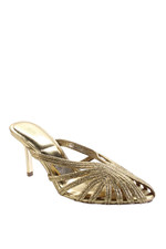 Zara Womens Strappy Metallic