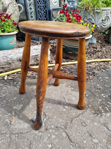 Vintage rustic wooden milking - vintage,