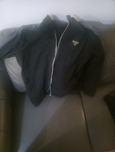 Prada black xxl tracksuit men - prada,