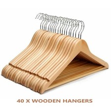 40 X NATURAL WOODEN COAT