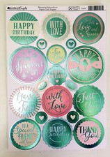 Kanban A4 It's A Celebration Foiled And Die Cut Sentiments.