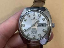 Vintage Omax 9 Diamond Dial Automatic Mens Watch (SR-236)