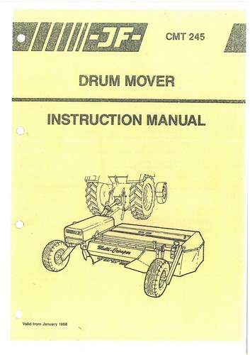 Drum mower cmt 245 - mower,