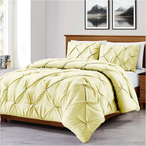 Pintuck duvet set poly - pintuck,