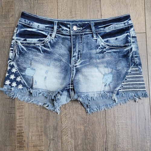 Flamingo jean shorts - flamingo,