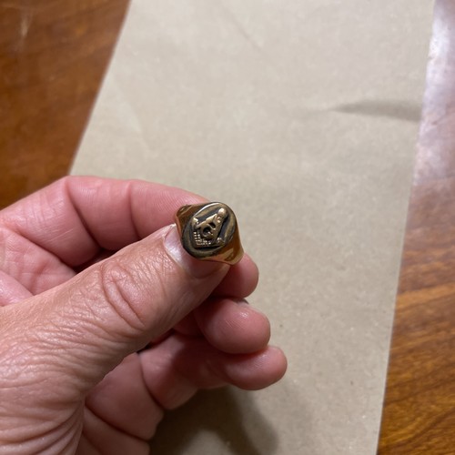 Vintage masonic copper - masonic, wax