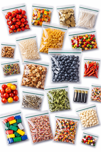 500 small clear plastic - clear,