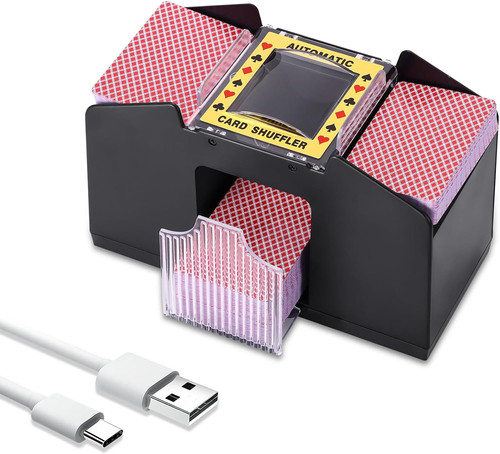 Automatic card shuffler - automatic,