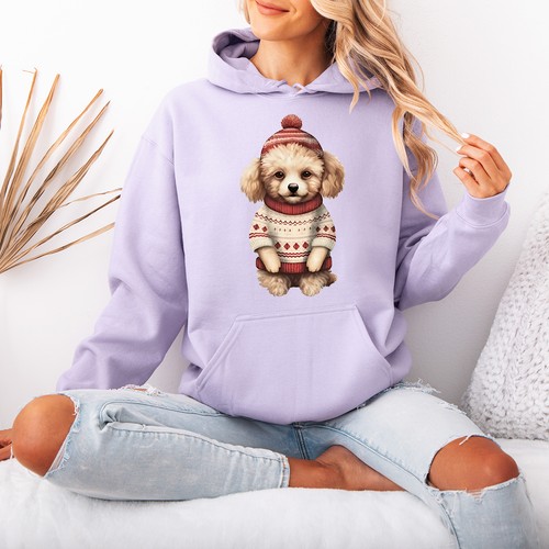 Adorable fluffy poodle womens - adorable,