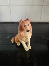 Castagna Rough Collie Dog Figurine Italy 1988 Vintage