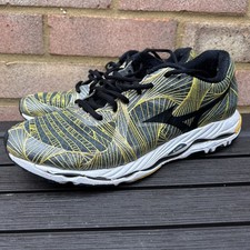 Mens Mizuno Wave Paradox Running Shoes Size UK 8 EU 42 Yellow & Grey