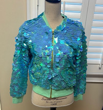 Rosa Bloom Sequin Bomber