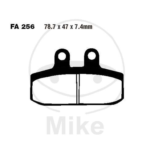Pair brake pads - brake, fa256