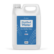 5 Litre WINSTONS DISTILLED WATER - Pure Distilled H20 Food Grade