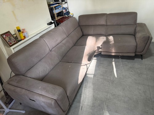 Shaped corner sofa - corner, fabric