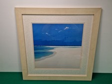 Large Framed Beach Seascape