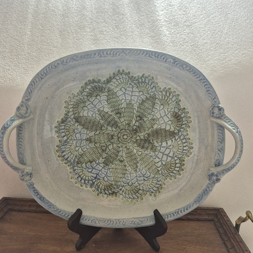 Vintage ceramic serving tray