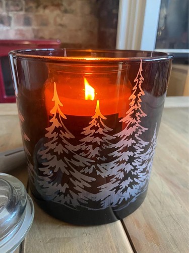 Vintage rustic amber glass - rustic,