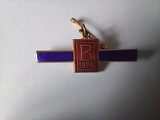 Brooklands guest  badge 1924 Brooklands motor course.motor sport badge.