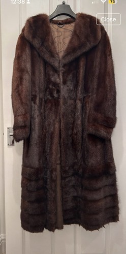 Lady style mink coat with - style,