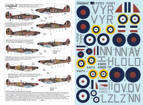 Xtradecal spitfire mk i - xtradecal, mk.i
