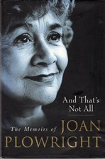 Joan Plowright SIGNED And That's Not All Laurence Olivier National Theatre Equus