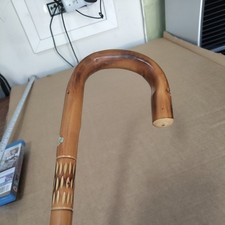 Classic wooden walking stick - walking,