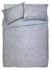 Argos Home Grey Damask Jacquard Bedding Set - Double