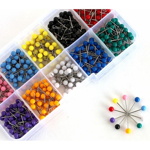 500 mix colour - push, pins