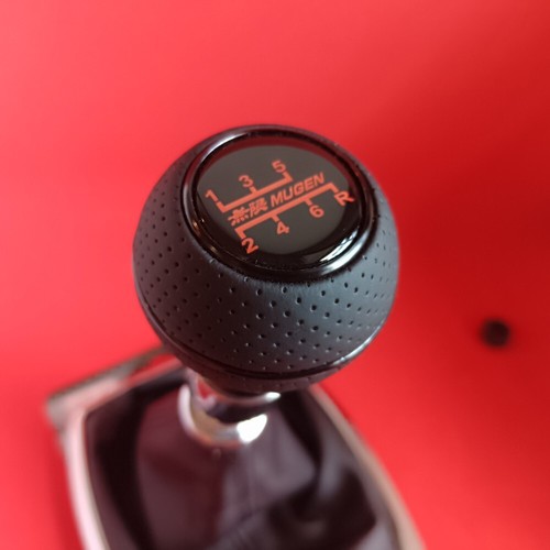 Black leather mugen 6sp - black, shift