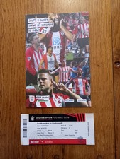 SOUTHAMPTON V PORTSMOUTH 14.09.2025 PROGRAMME AND MATCH DAY TICKET