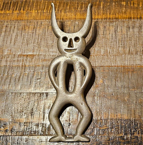 Antique aluminum devil - antique,