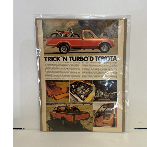 Toyota trick turbo d - 'n', turbo'd