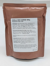10 Chilli Sin Carne British Army Nato UN Meal Pouch MRE 2026 Vegetarian