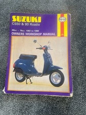 Haynes Manual Suzuki CS50 & 80 Roadie 49 cc - 79 cc 1982-1988