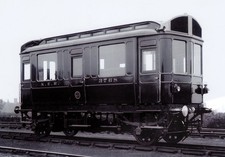 NER Inspection car model train body in O, HO and OO gauge scale