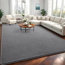 Extra Large Rugs Short Pile Soft Fluffy Anti-Slip Mat Living Room Bedroom Carpet