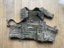 Multicam C2R FAST split front/zip up molle Crye AVS-style Arctic recce chest rig