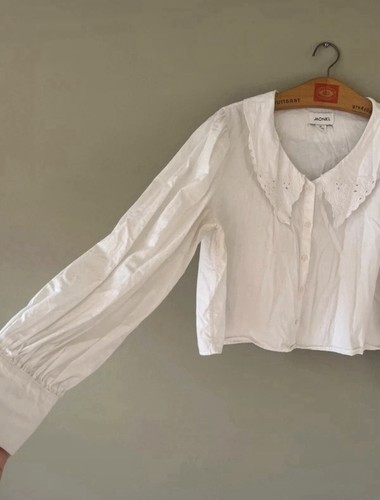 Monki women white cotton - monki,