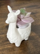 Cute Llama Succulent Plant Pot