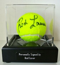 Rod Laver Signed Autograph Tennis Ball Display Case Memorabilia Sport & COA 