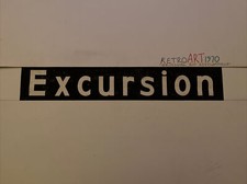 National Express April 1979 Vintage Destination Bus Blind 30”- Excursion