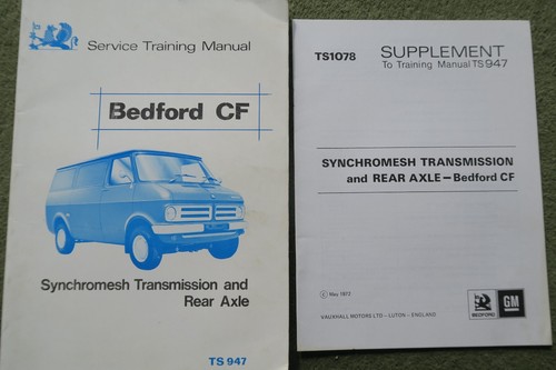 Bedford workshop service - cf,