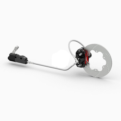 Hydraulic kart brake - kart, 2