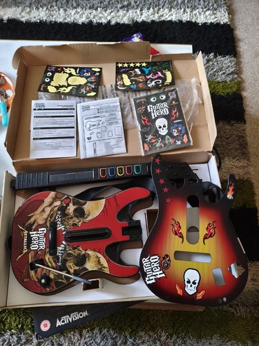 Boxed guitar hero - guitar, hero: