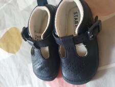 Start-Rite Baby Jack Buckle Pre Walker Shoes, Navy UK Size 3F EU Size 19F