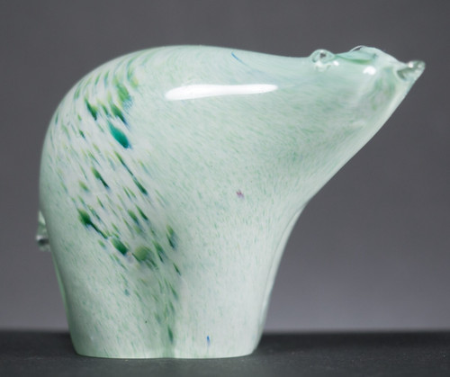 Art glass stylised - glass, polar