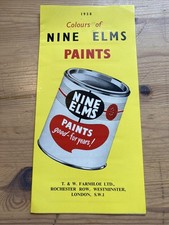1950s Advertising Leaflet - Nine Elms Paints